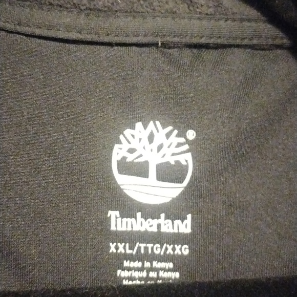 Timberland Mens fleece zip XXL black - Picture 3 of 3